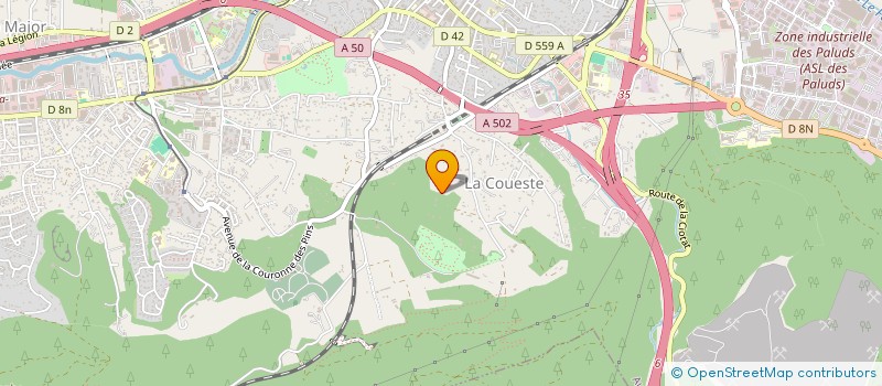 localisation de l'entreprise QUALI PROM à AUBAGNE