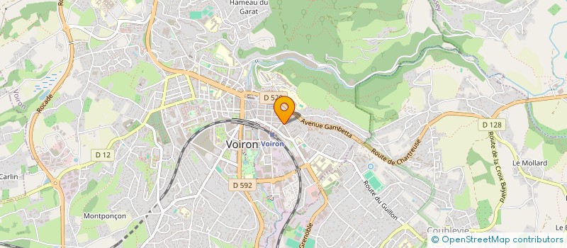 localisation de l'entreprise QUALI'RENOV  VOIRON
