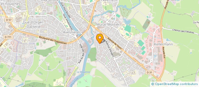 localisation de l'entreprise QUALI-RENOV à LAVAL