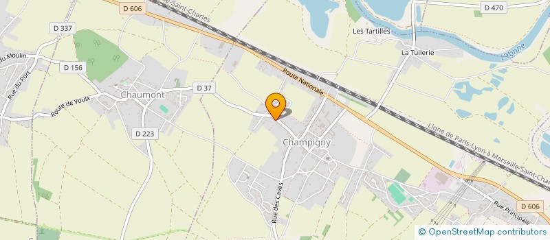 localisation de l'entreprise QUALI RESSOURCES  CHAMPIGNY