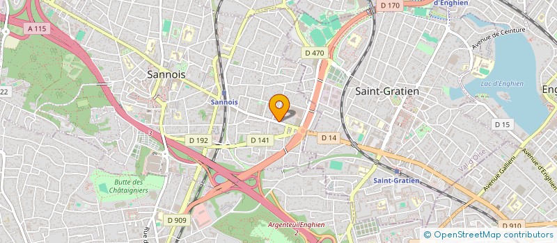 localisation de l'entreprise QUALI-SECURITE PRIVE à SANNOIS