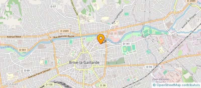 localisation de l'entreprise QUALI'SOLUTIONS  BRIVE-LA-GAILLARDE