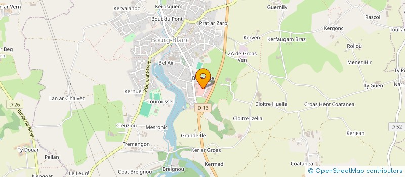 localisation de l'entreprise QUALI STEEL THERMOLAQUAGE  BOURG-BLANC