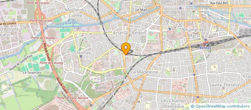 localisation de l'entreprise QUALI-THERMI à RENNES