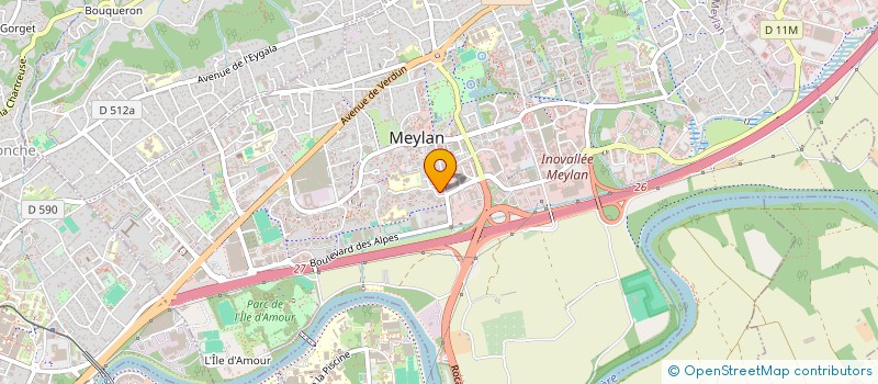 localisation de l'entreprise QUALI-TRAVAUX à MEYLAN