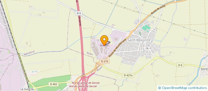 localisation de l'entreprise QUALI2C à SAINT-BEAUZIRE