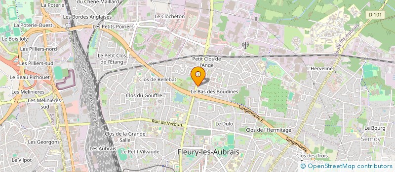 localisation de l'entreprise QUALIA à FLEURY-LES-AUBRAIS