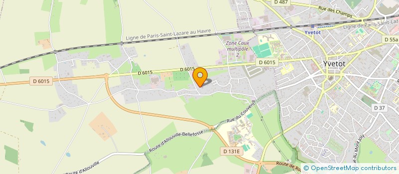 localisation de l'entreprise QUALIAE à VALLIQUERVILLE
