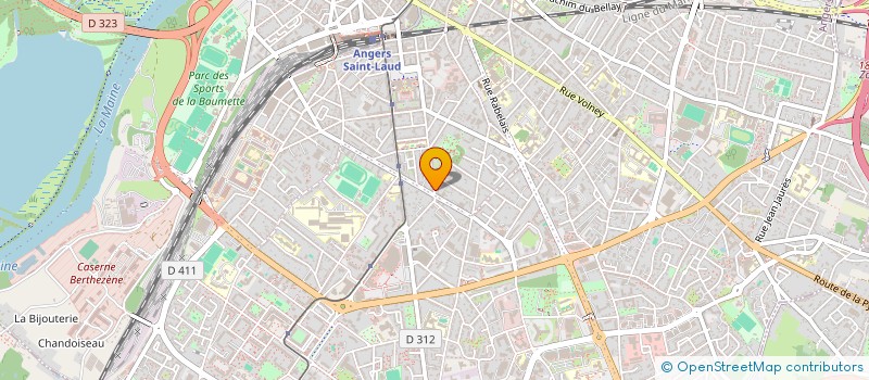 localisation de l'entreprise QUALIBATI  ANGERS