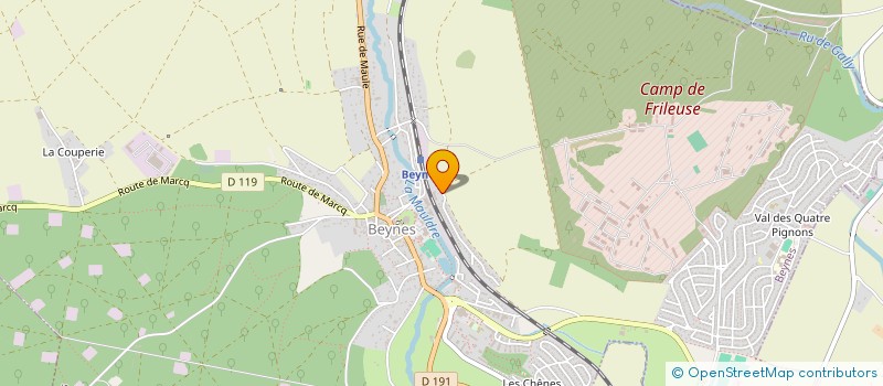 localisation de l'entreprise QUALIBOIS SERVICES à BEYNES