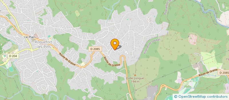 localisation de l'entreprise QUALIBRI CONSEIL  ROQUEFORT-LES-PINS