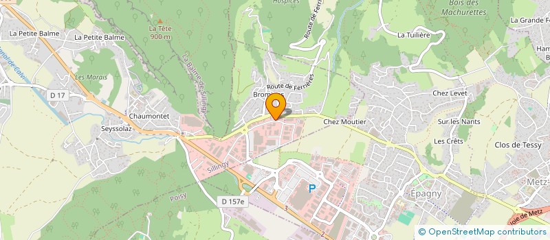 localisation de l'entreprise QUALICE AGENCEMENT à SILLINGY