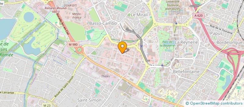 localisation de l'entreprise QUALICOM à TOULOUSE