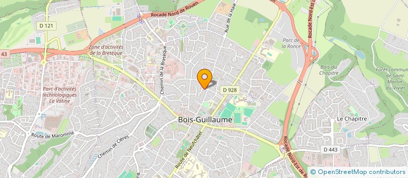 localisation de l'entreprise QUALICOM'CONSEIL à BOIS-GUILLAUME