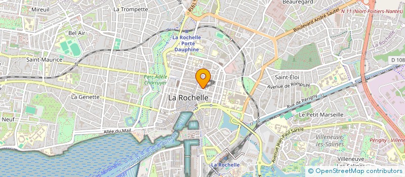 localisation de l'entreprise QUALICONSEIL PATRIMOINE  LA ROCHELLE