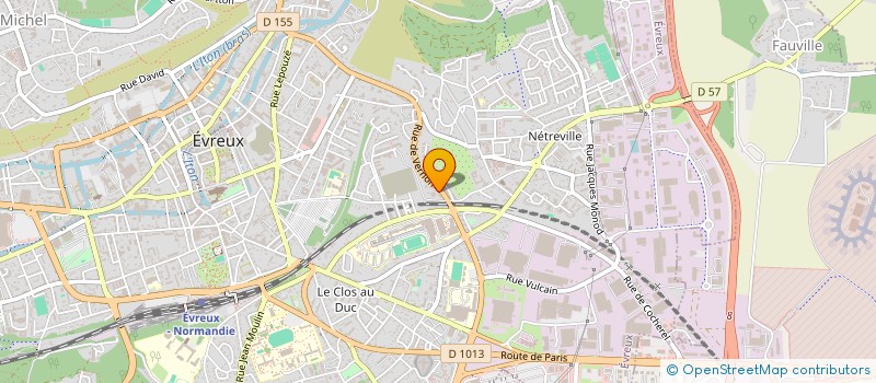 localisation de l'entreprise QUALIDESK  EVREUX