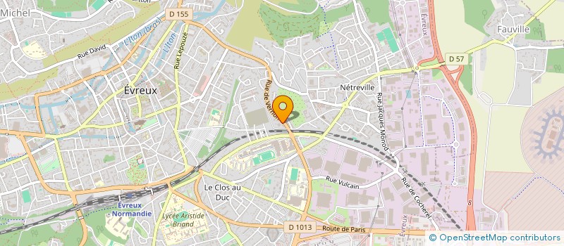 localisation de l'entreprise QUALIDESK  EVREUX