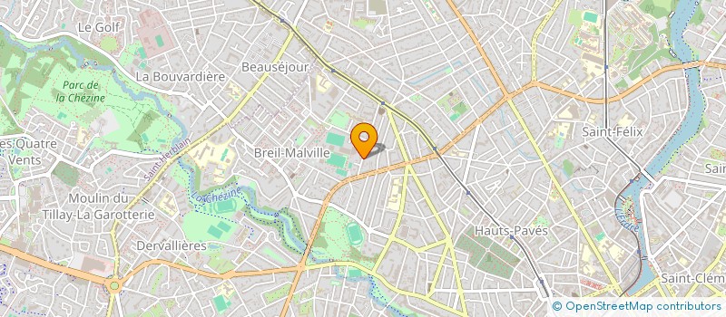localisation de l'entreprise QUALIDRO à NANTES