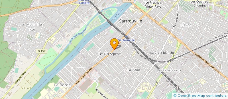 localisation de l'entreprise QUALIENTE à SARTROUVILLE