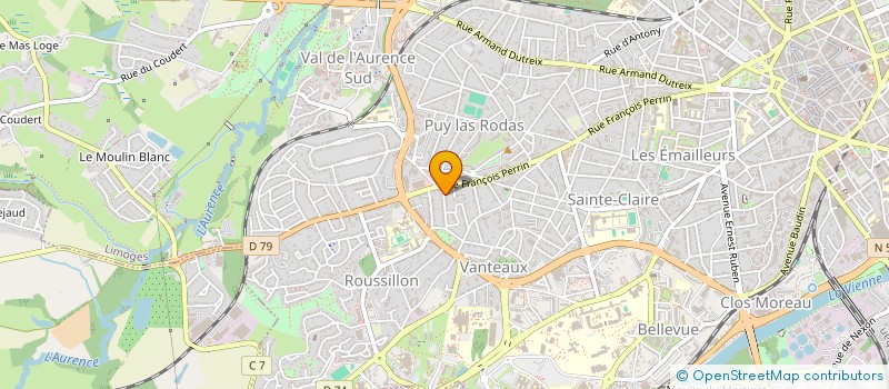 localisation de l'entreprise QUALIERISK CONSEIL à LIMOGES
