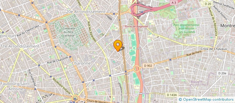 localisation de l'entreprise QUALIFARMA CONSULTING à PARIS