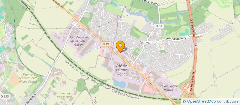 localisation de l'entreprise QUALIFER  SERVON