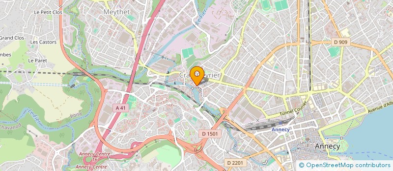 localisation de l'entreprise QUALIFIBRE à ANNECY