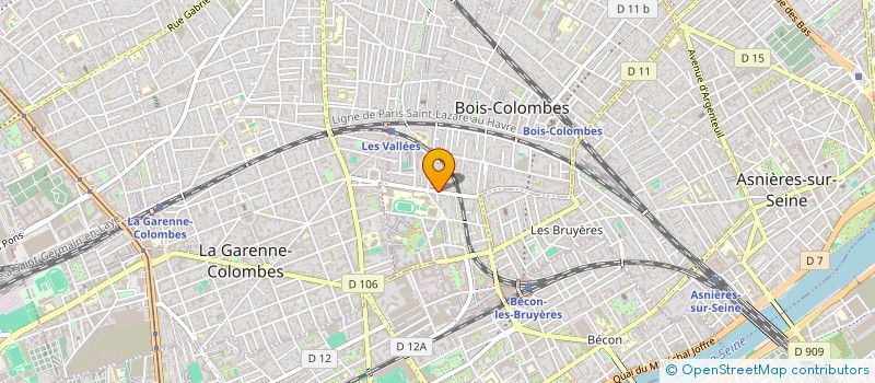 localisation de l'entreprise QUALIFIE DEVOUE GAGNEUR OBJECTIF EFFICAC à BOIS-COLOMBES