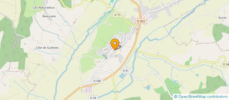 localisation de l'entreprise QUALIFOOD  LAUZERTE