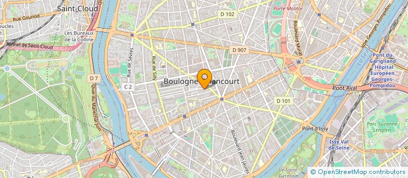 localisation de l'entreprise QUALIFORGE à BOULOGNE-BILLANCOURT