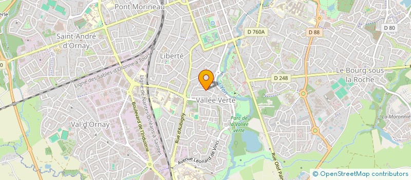 localisation de l'entreprise QUALIFORMED à LA ROCHE-SUR-YON