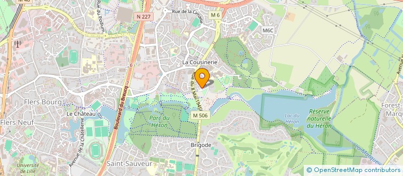 localisation de l'entreprise QUALIFRAIS SA à VILLENEUVE-D'ASCQ