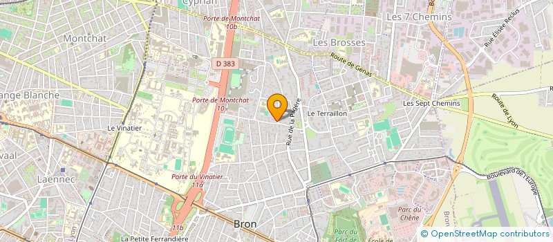 localisation de l'entreprise QUALIFT à BRON