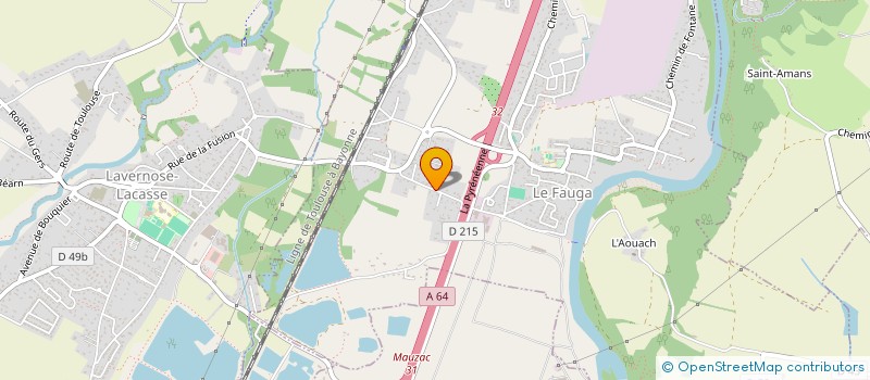 localisation de l'entreprise QUALIGEM MENUISERIE  LE FAUGA