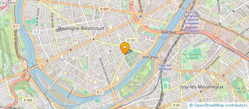 localisation de l'entreprise QUALIGIENE CONSULTING à BOULOGNE-BILLANCOURT