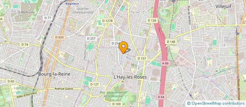 localisation de l'entreprise QUALIGRIF' à L'HAY-LES-ROSES
