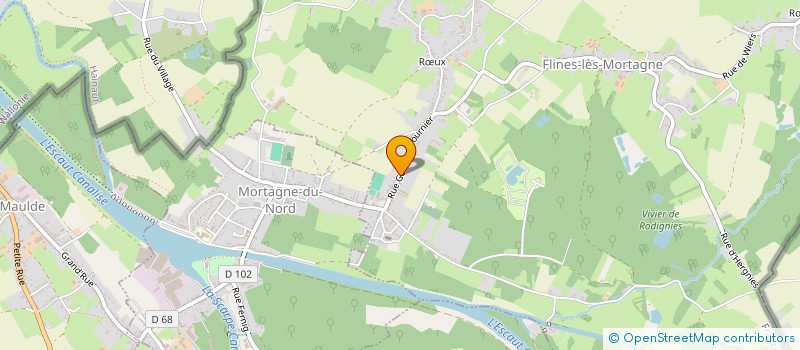 localisation de l'entreprise QUALIJIM à FLINES-LES-MORTAGNE