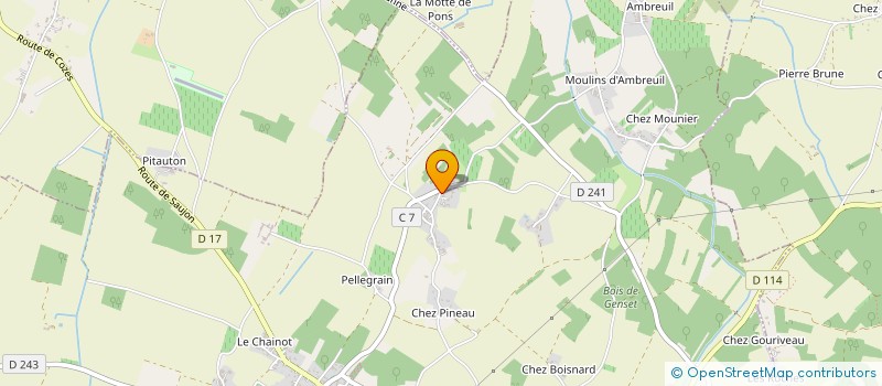 localisation de l'entreprise QUALIJOINTS 17  GREZAC