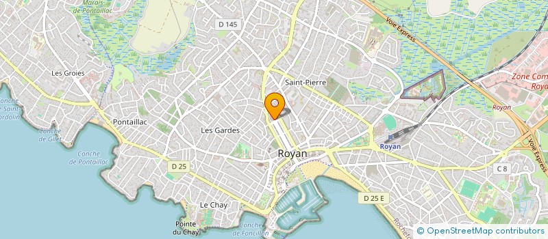 localisation de l'entreprise QUALILEG  ROYAN