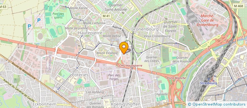 localisation de l'entreprise QUALIMANAGE  STRASBOURG