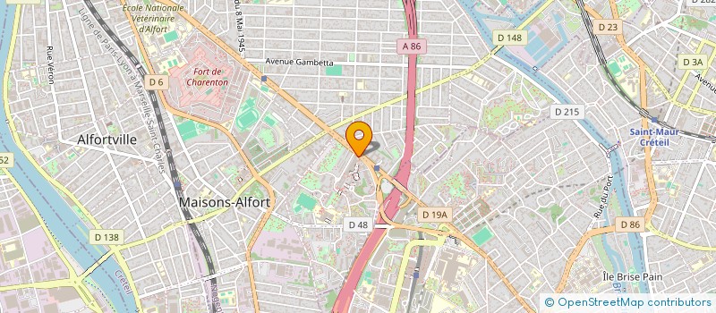 localisation de l'entreprise QUALIMEDIS IMAGERIE à MAISONS-ALFORT