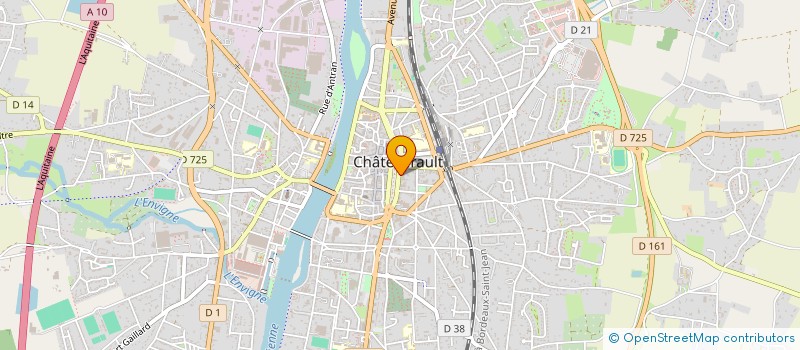 localisation de l'entreprise QUALIMMO  CHATELLERAULT