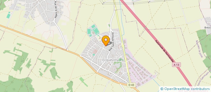 localisation de l'entreprise QUALIMOTORS  ECQUEVILLY