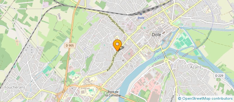 localisation de l'entreprise QUALIMS à DOLE