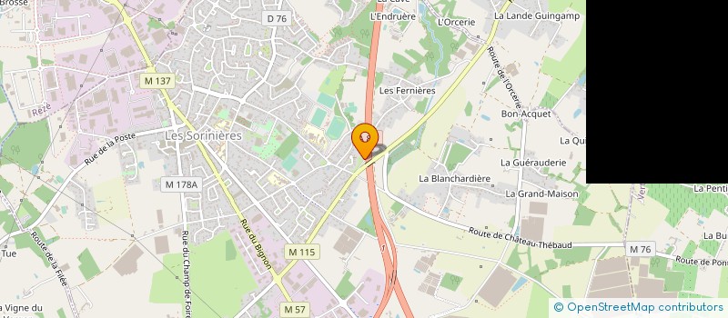 localisation de l'entreprise QUALINANTES à LES SORINIERES