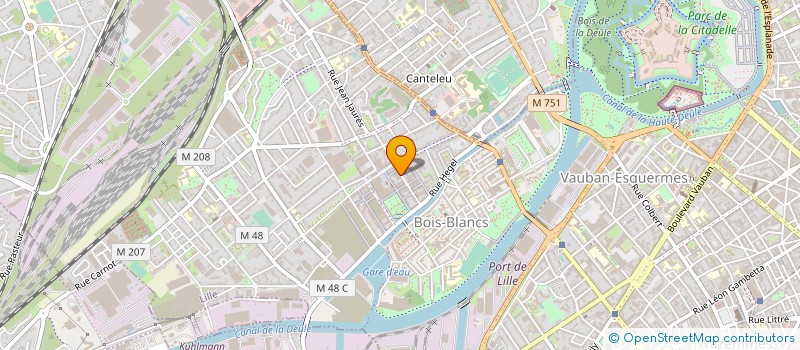 localisation de l'entreprise QUALINEO à LILLE