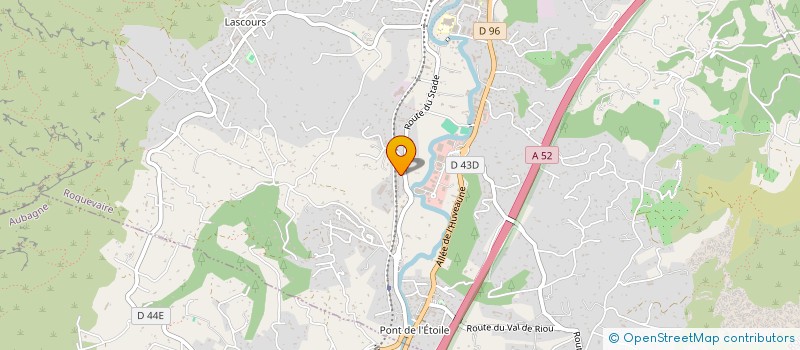 localisation de l'entreprise QUALINOV  ROQUEVAIRE