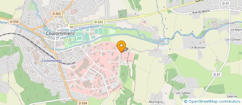 localisation de l'entreprise QUALINOV à COULOMMIERS