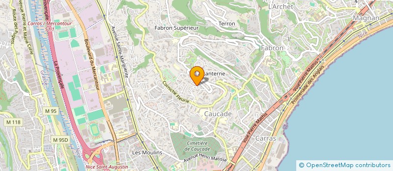 localisation de l'entreprise QUALINOV PHARMA à NICE