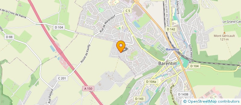 localisation de l'entreprise QUALIOM  BARENTIN